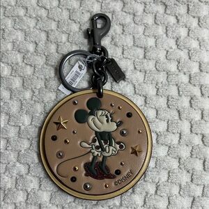 Coach x Disney Minnie Mouse Keychain Bag Charm